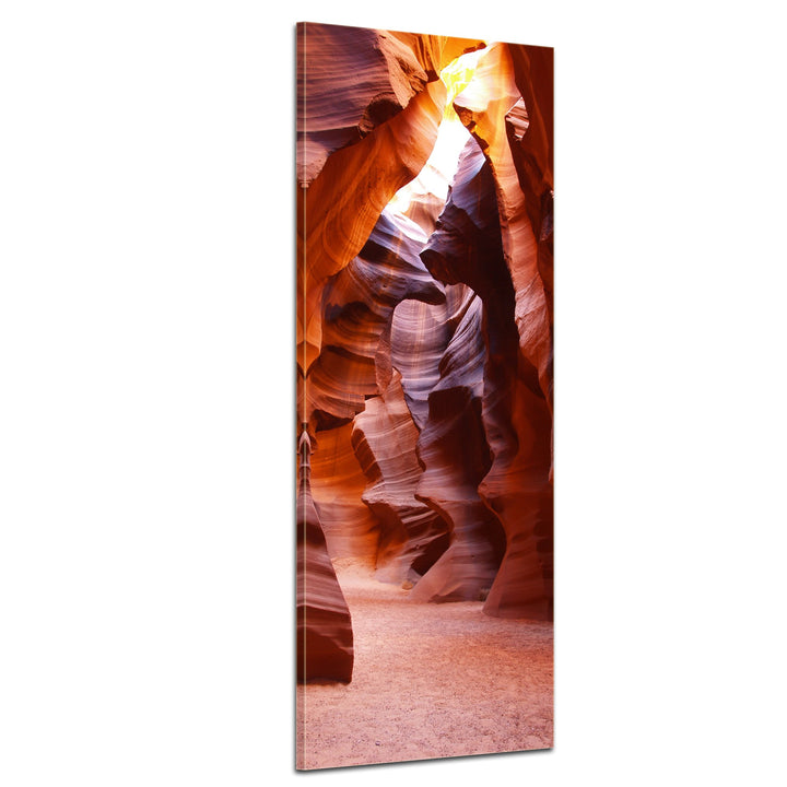 Bilderdepot24 Bild auf Leinwand | Antelope Canyon V - Arizona USA in 40x120 cm als Panorama Wandbild