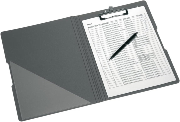 Herlitz 11217213 Klemmbrettmappe PF A4 blau (Packung mit 2) blau A4 (Packung mit 2), blau A4 (Packun