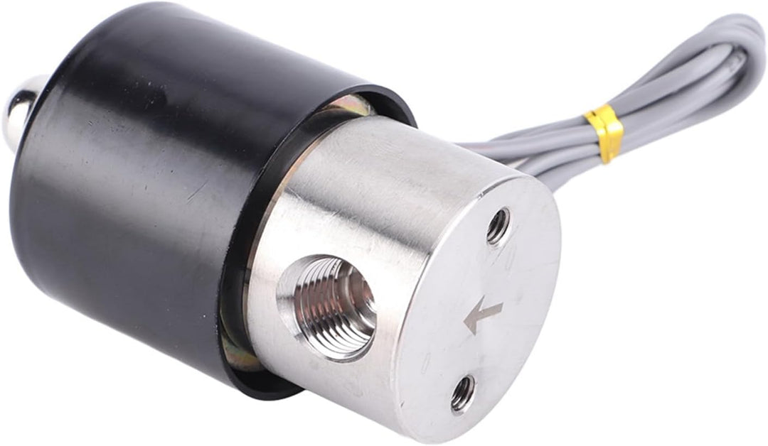 DC 12 V Elektrisches Magnetventil, G1/4 Zoll, elektrisch, normalerweise geschlossen, Luftventil aus
