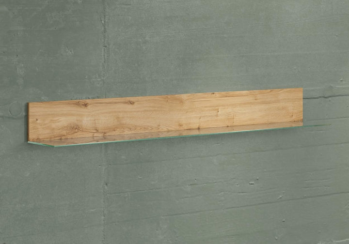 trendteam smart living - Wandregal Hängeregal - Wohnzimmer - Blanshe - Aufbaumass (BxHxT) 98 x 16 x