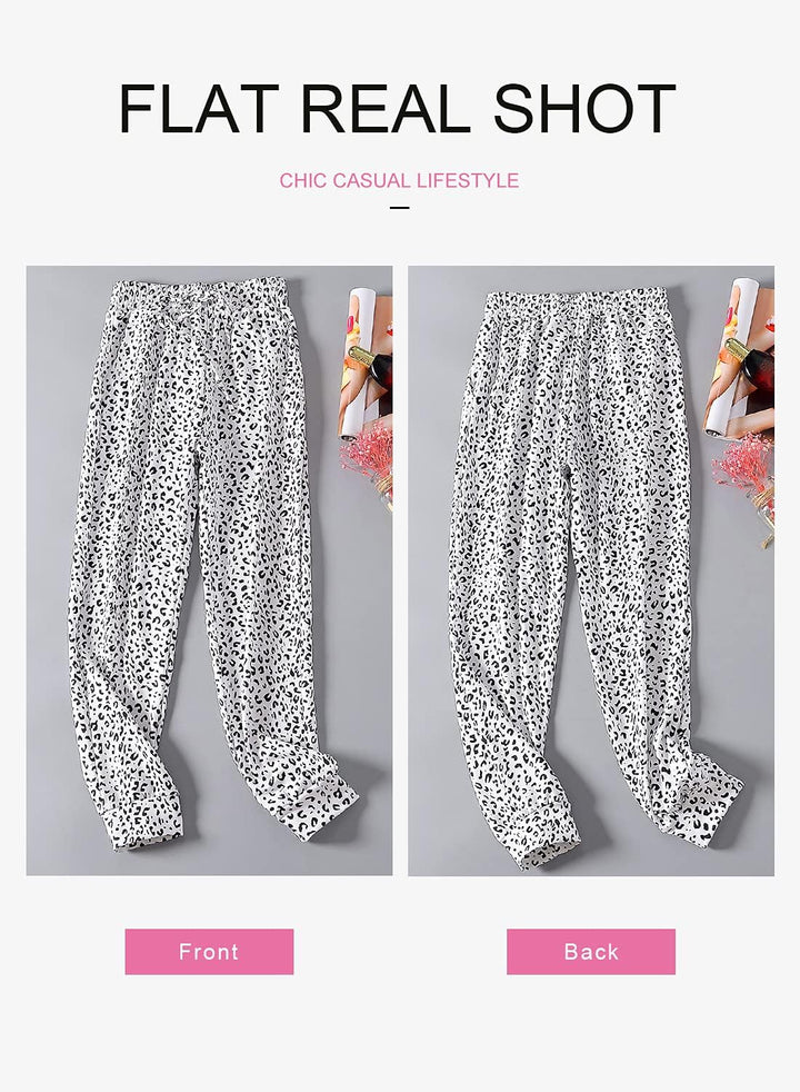 Dokotoo Damen Jogginghose Lang Freizeithose Sporthose Elastisch Pumphose Haremshose Lässige Lose Sto