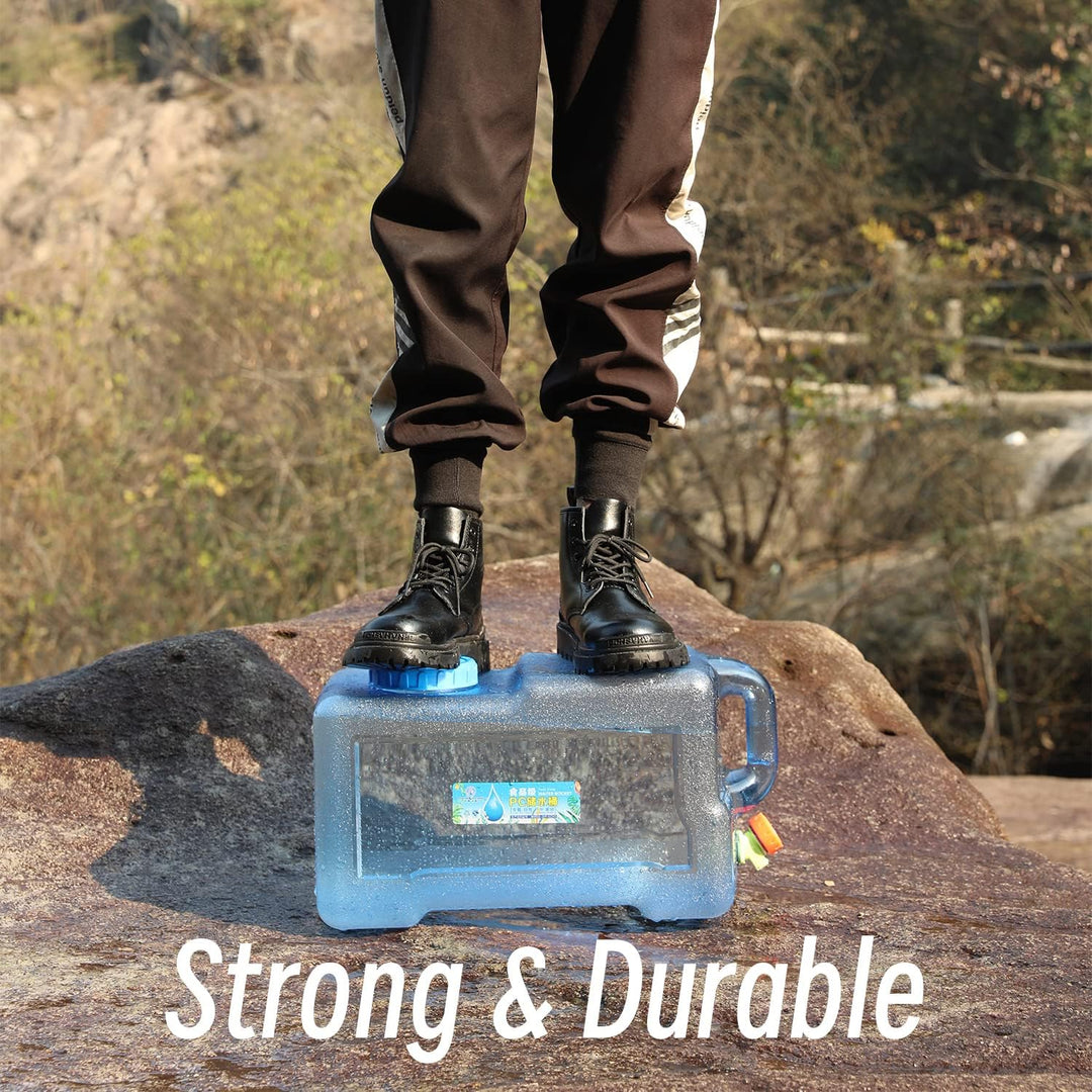 Sparkstarses Wasserbehälter mit Hahn, 5-22L Kunststoff Wasserkanister, BPA-frei Camping Wasserkanist