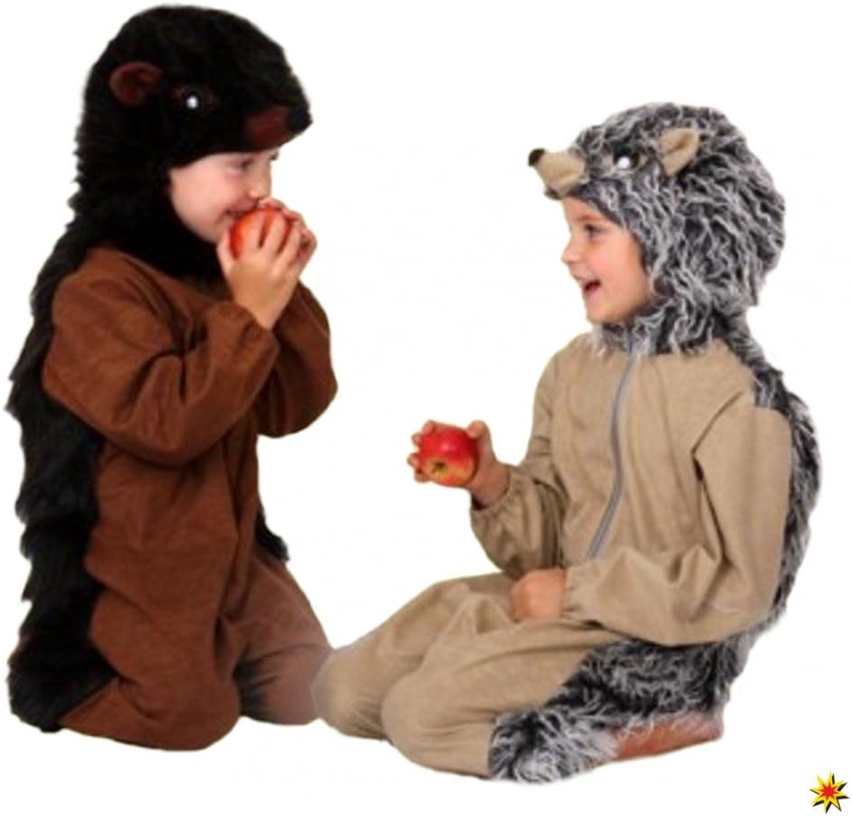 Lipta-TDP a.s. Kinder-Kostüm Igel Mekki Gr. 116- 140 Overall Igelchen Tierkostüm Fasching (116)