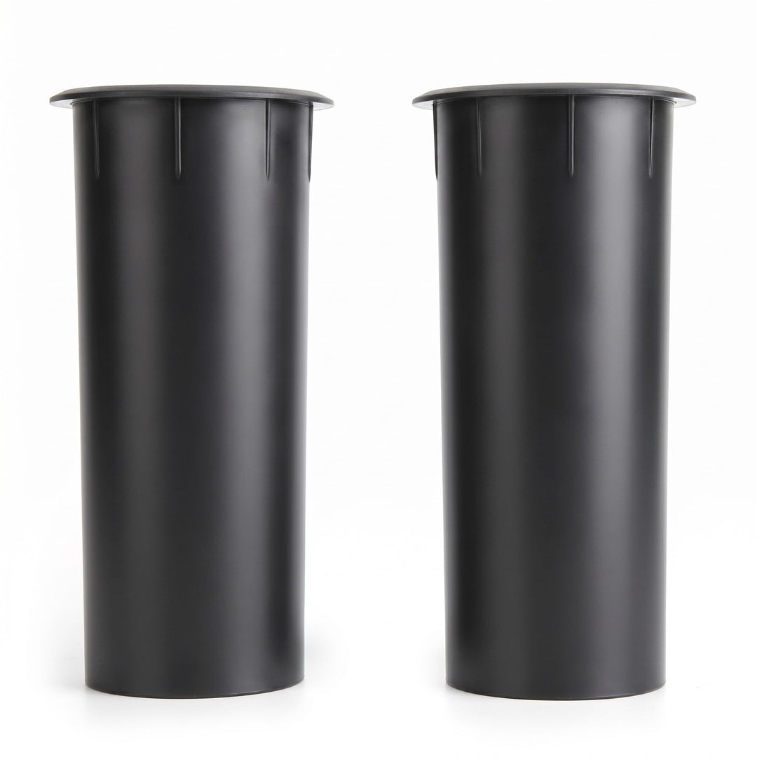 Topiky 2PCS Woofer Speaker Cabinet Port Wechselrichterrohr 60 mm offenes Loch 150 mm Gesamtlänge Gee