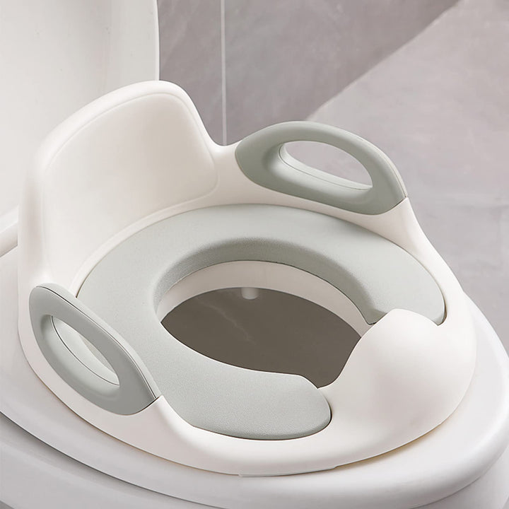 Kinder Toilettensitz WC-Sitz für Junge und Mädchen Kindertoilettensitz für Kissengriff und Rückenleh