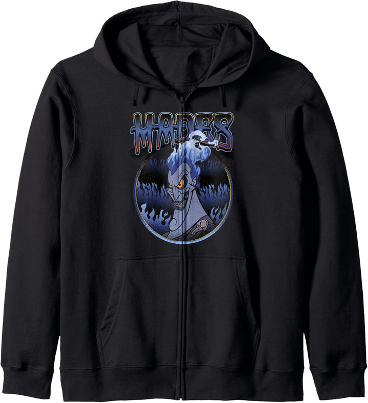 Disney Hercules Hades Blue Flame Portrait Kapuzenjacke