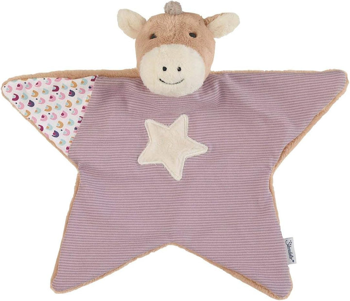 Sterntaler Schmusetuch Pony Pauline, Für Babys ab dem 1. Monat, Grösse M, 27 x 32 cm, Pauline