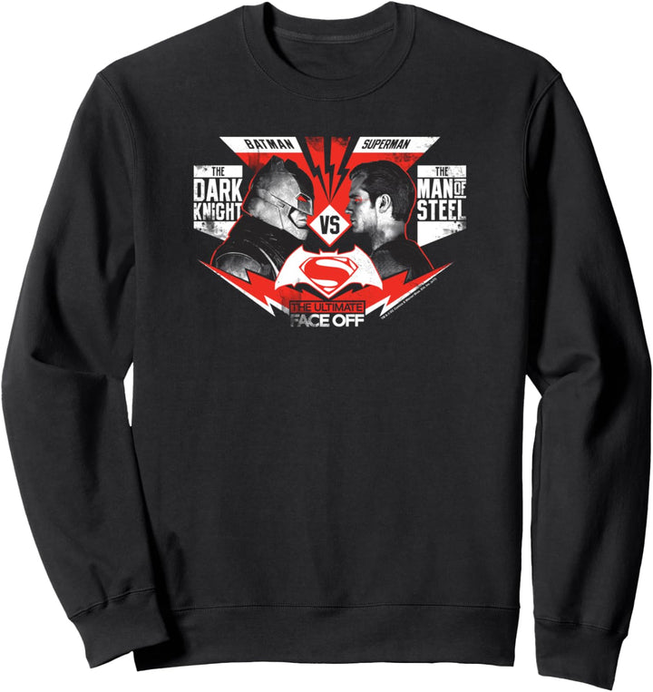 Batman v Superman Ultimate Face Off Sweatshirt