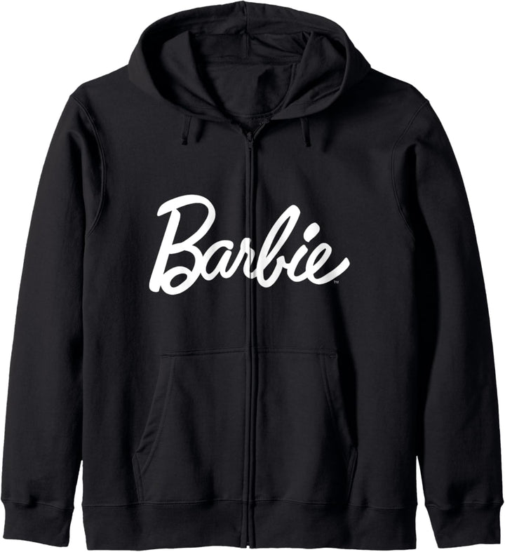 Barbie Logo White Kapuzenjacke