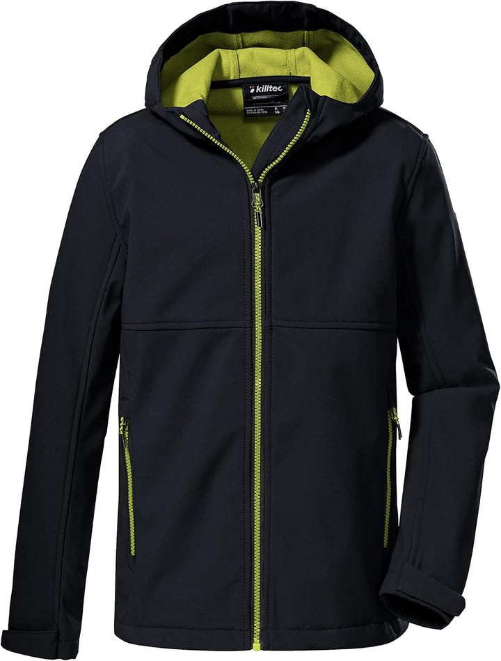 Killtec Jungen Kow 202 Bys Sftshll Jckt Softshell Jacke mit Kapuze 140 dunkelnavy, 140 dunkelnavy