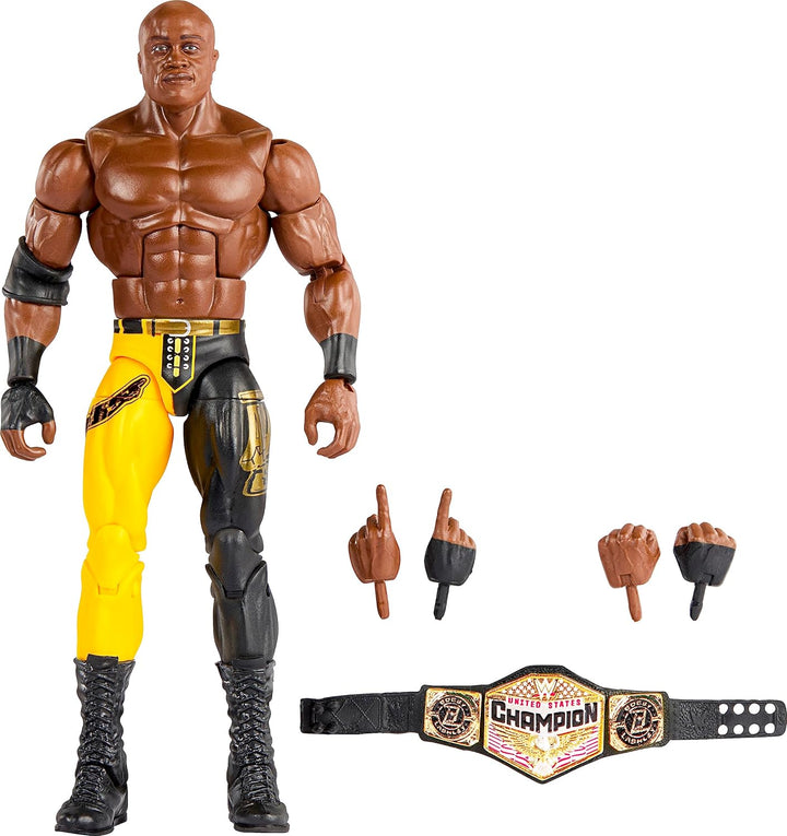 Mattel WWE Bobby Lashley Elite Collection Actionfigur mit Zubehör, Artikulation und naturgetreuem De