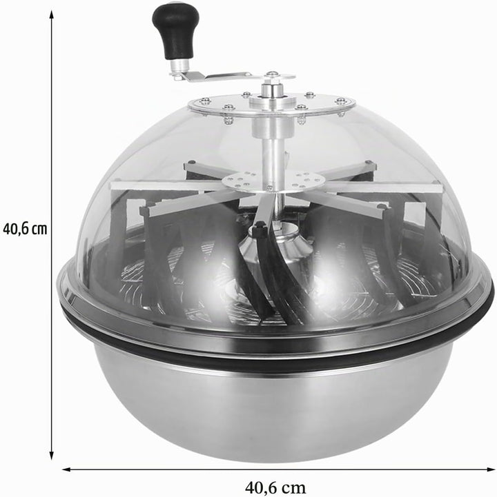 Mi hogar 16 Zoll Blatt Bowl Trimmer Maschine Twisted Spin Cut für Pflanze Knospe und Blume mit verbe