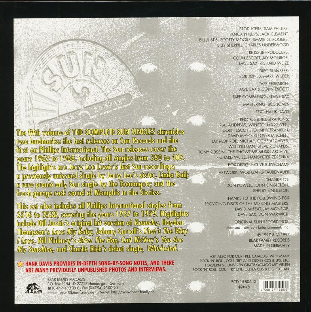 Vol.5,the Sun Singles, Audio-CD