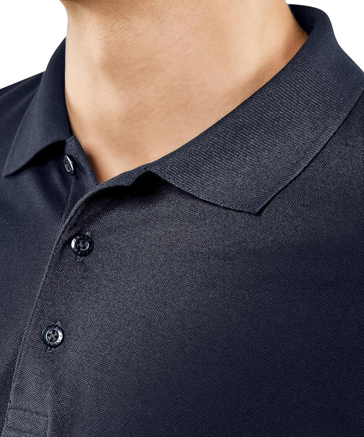 FALKE Herren Basic Polo Shirt Piqué Poloshirt weich hautfreundlich bequem sehr leicht atmungsaktive