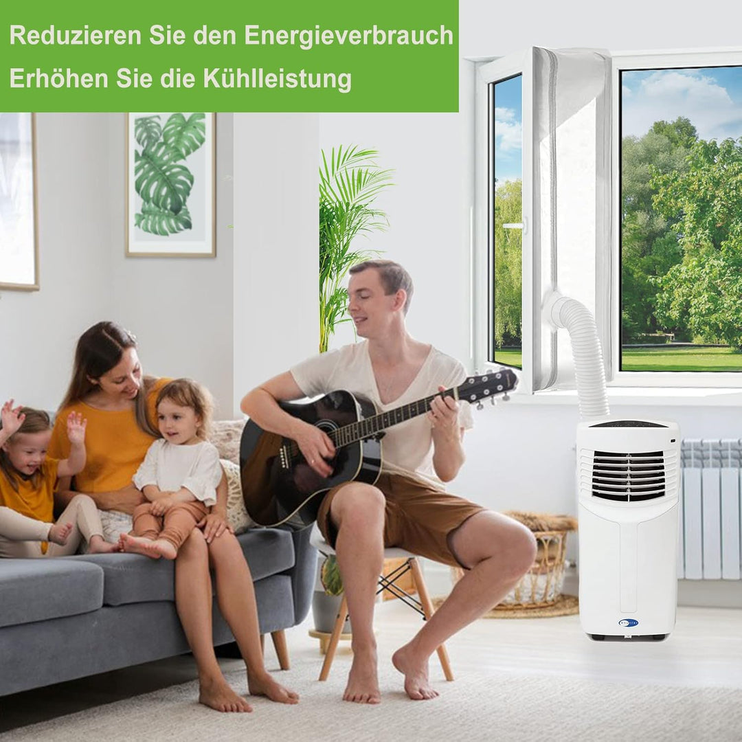 Fensterabdichtung für mobile Klimageräte Klimaanlagen Wäschetrockner und Ablufttrockner,AirLock zum