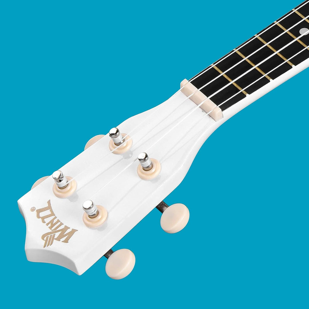 Winzz Sopran Ukulele Starter Kit für Anfänger, mit Tasche, Clip-On Tuner, zusätzlichen Saiten, Gurt,