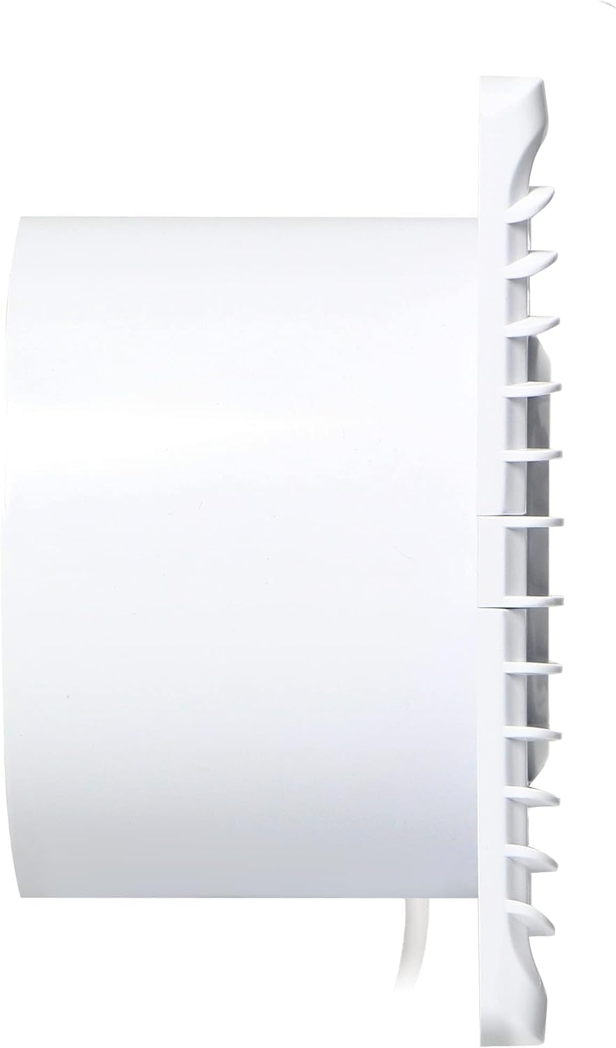 Bad lüfter 230V 125mm Leiser Badezimmer Lüfter Aufputz 34 dB 14 W Kabellänge 1,3 m mit Schalter Idea