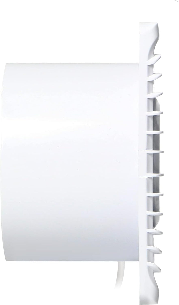 Bad lüfter 230V 125mm Leiser Badezimmer Lüfter Aufputz 34 dB 14 W Kabellänge 1,3 m mit Schalter Idea