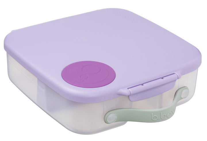 b.box Brotdose | Grosse Bento-Box mit 4 Fächern (2 auslaufsicher), herausnehmbarer Trenner, Gel-Kühl