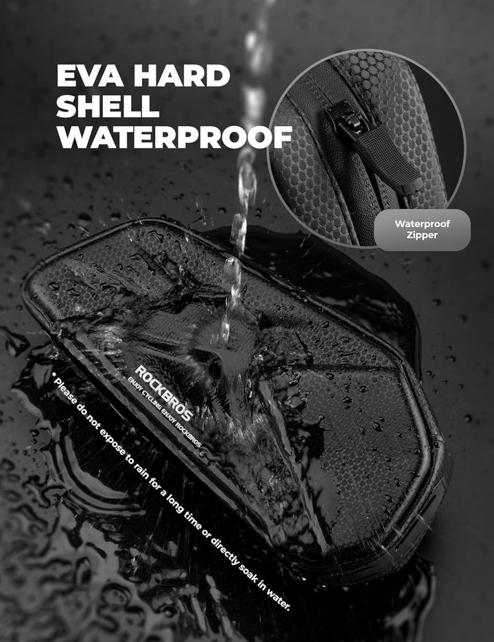 ROCKBROS Fahrrad Rahmentasche Fahrradtasche für Fahrradrahmen 1,4L MTB Oberrohrtasche