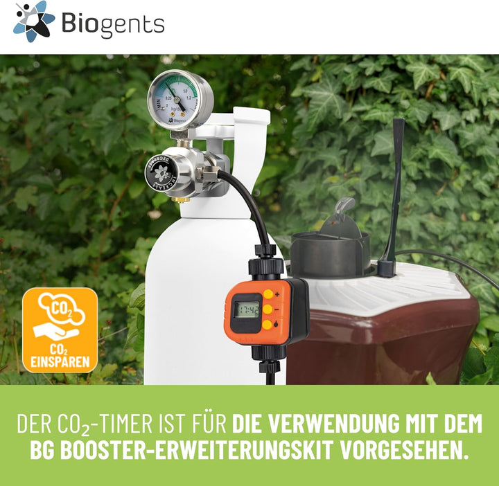 Biogents BG-CO2-Timer, Zeitschaltuhr zur Reduktion des CO2-Verbrauchs bei Biogents-CO2-Mückenfallen