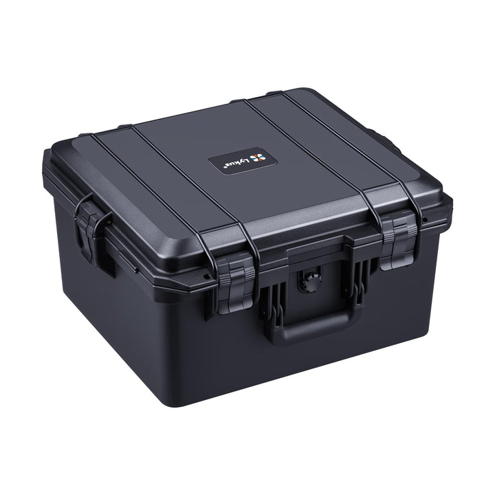 Lykus HC-4130 Wasserdicht Koffer mit anpassbar Rasterschaumstoff, Innengrösse 40,8x35,8x22,5 cm, Gee