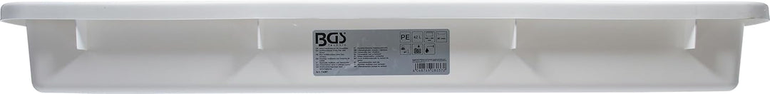 BGS 74261 | BGS 74261 | Auffangwanne mit Ausgiesser | weiss | 50 l | Mehrzweckwanne | Universal-Auff