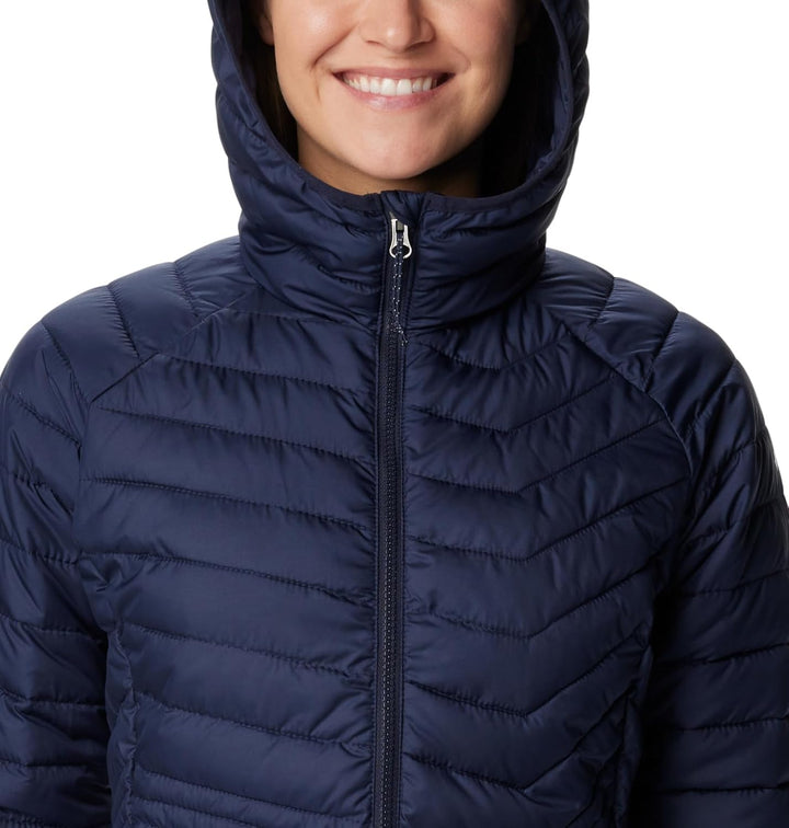 Columbia Powder Lite Mid Damenjacke S Dark Nocturnal, S Dark Nocturnal
