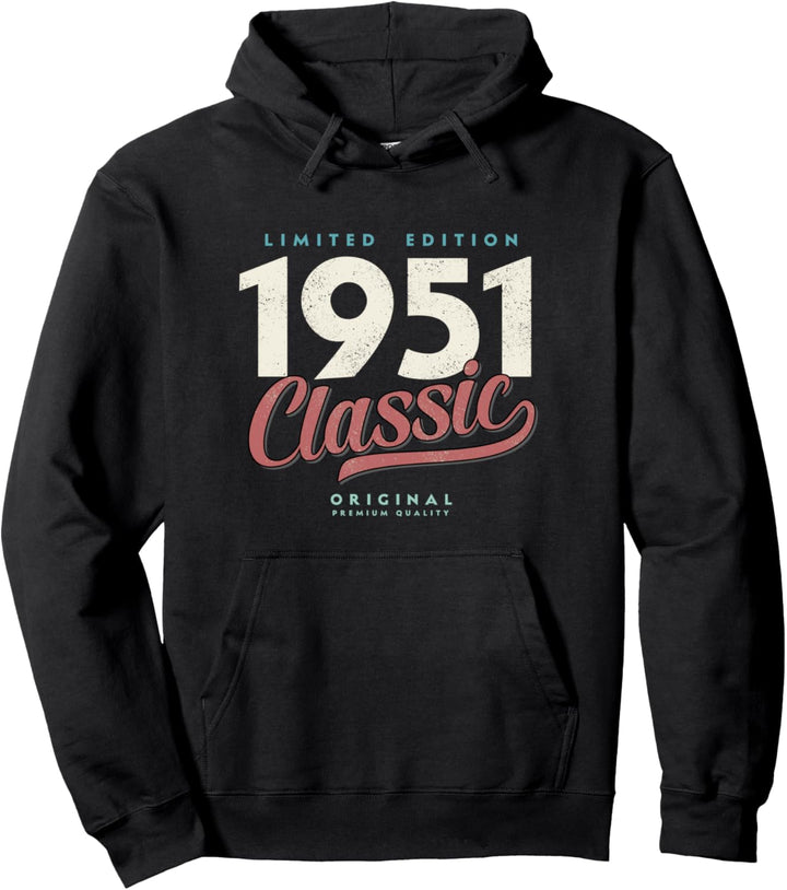 70. Geburtstagsgeschenk Classic 1951 Im Alter von 70 Jahren Pullover Hoodie
