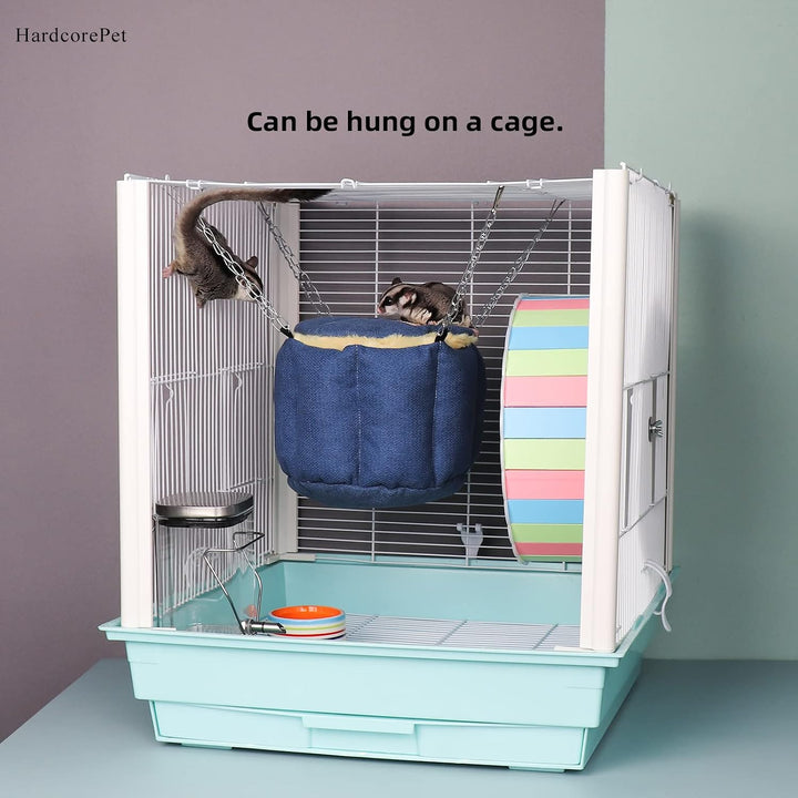Sugar Glider Pouch, Ratte Hängebett, Streifenhörnchen Warmes Bett, Rattenkäfig Zubehör, Syrisches Ha