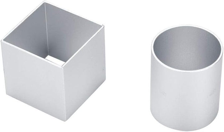 TOPINCN Backformen,3D-Metallwürfel-Kuchenform Dreischichtiges Rotations-Mousse-Kuchen-Dessert-Backfo