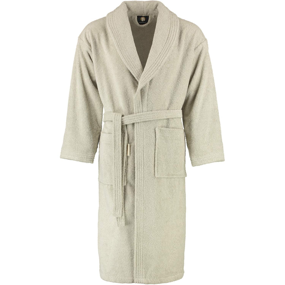 Rhomtuft Bademäntel unisex Schalkragen Sir & Lady stone - 320 XL XL Stone, XL Stone