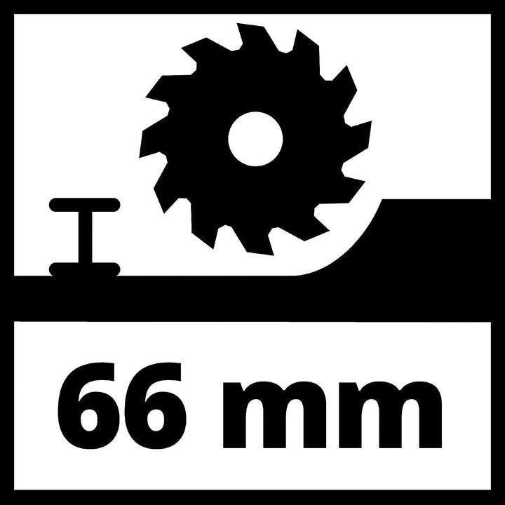 Einhell Handkreissäge TE-CS 190/1 (1.500 W, 5.500 min-1, werkzeuglose Einstellung, grosser Griffbüge