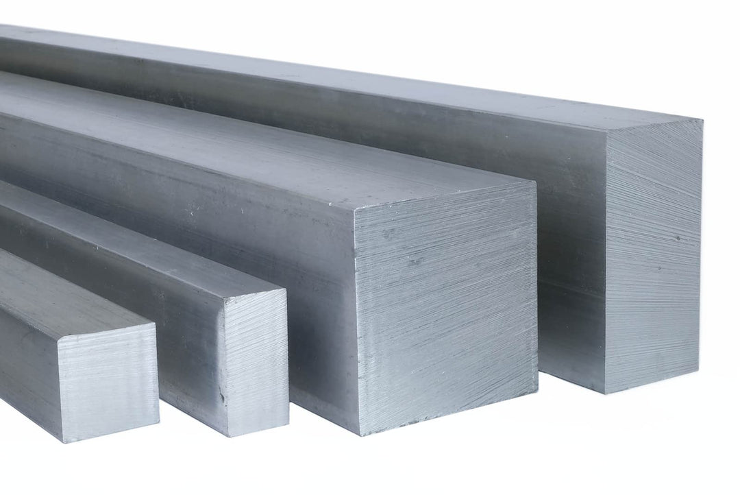 1.0 Meter Aluminium Vierkant 3.3206 AlMgSi0.5 Vierkantstab Alu Stange 4kant Vollstab Stab 120x120mm