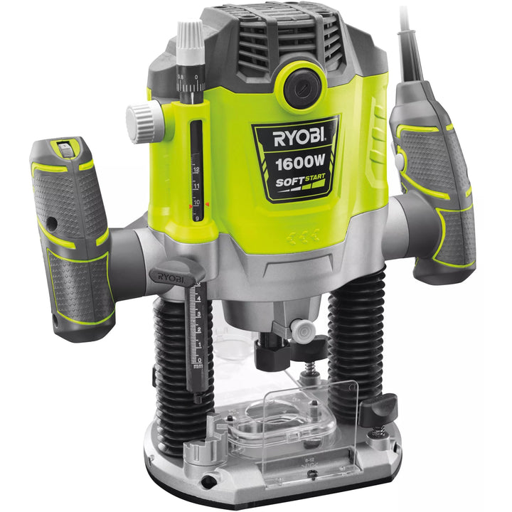 RYOBI RRT1600 – K – Oberfräse, 1600 W + 5 Fräsen
