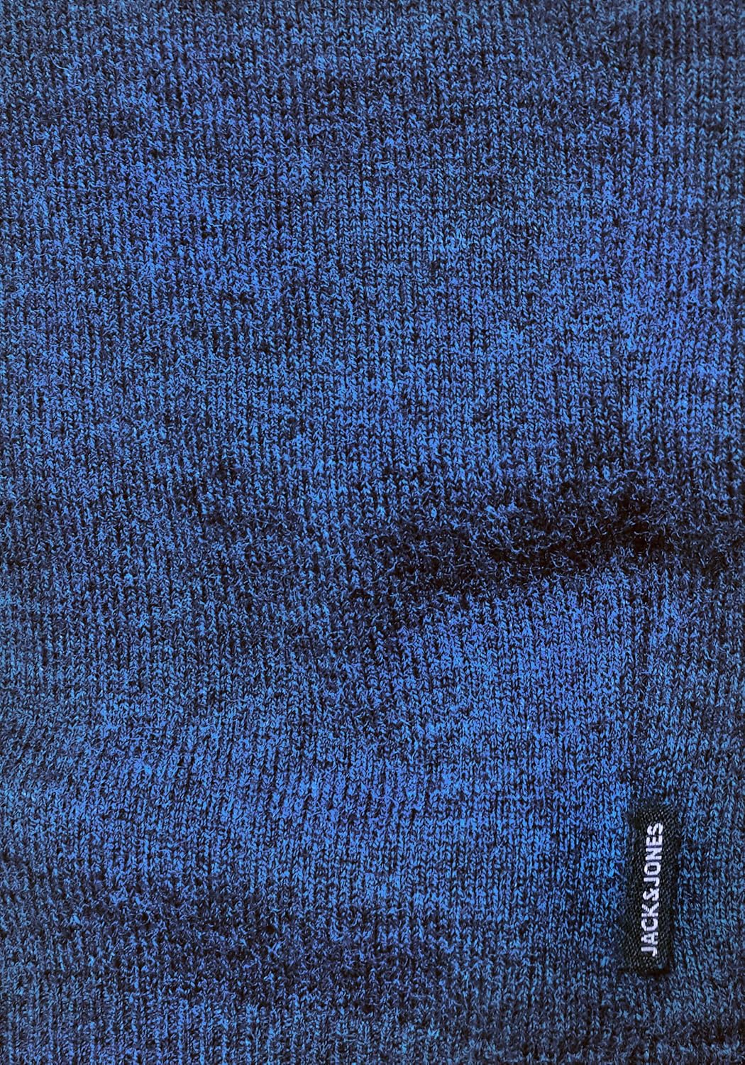 JACK & JONES Emil Knit Roll Neck Jumper S Blau (Insignia Blue/Twisted With Black), S Blau (Insignia
