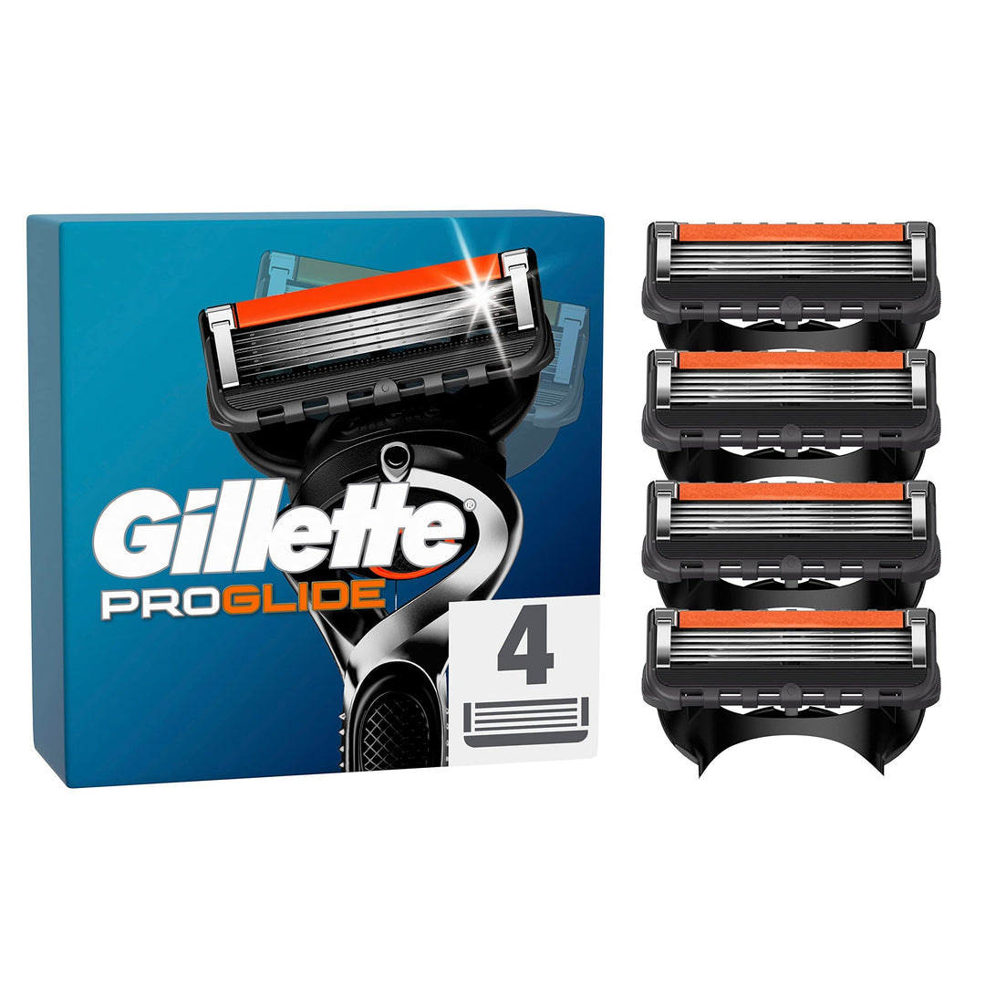Gillette ProGlide Rasierklingen, 4 Ersatzklingen für Nassrasierer Herren mit 5-fach Klinge 4 stück (