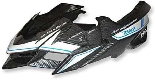 PUIG - 5682C/72 : PUIG - 5682C/72 : Kiel oder unterer motor semi-verkleidung FARBE LOOK KOHLENSTOFF-