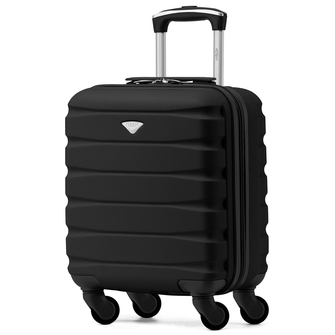 Flight Knight Lightweight 4 Wheel ABS Hard Case Suitcases Cabin Carry On Hand Luggage Approved for O