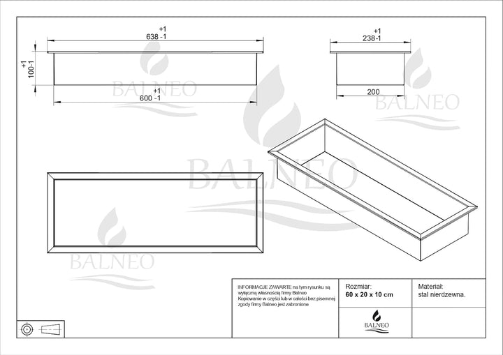 Balneo WALL-BOX ONE - Schwarz Nische Edelstahl - Schwarz Wandnische Dusche - Wasserdicht - Flexibler