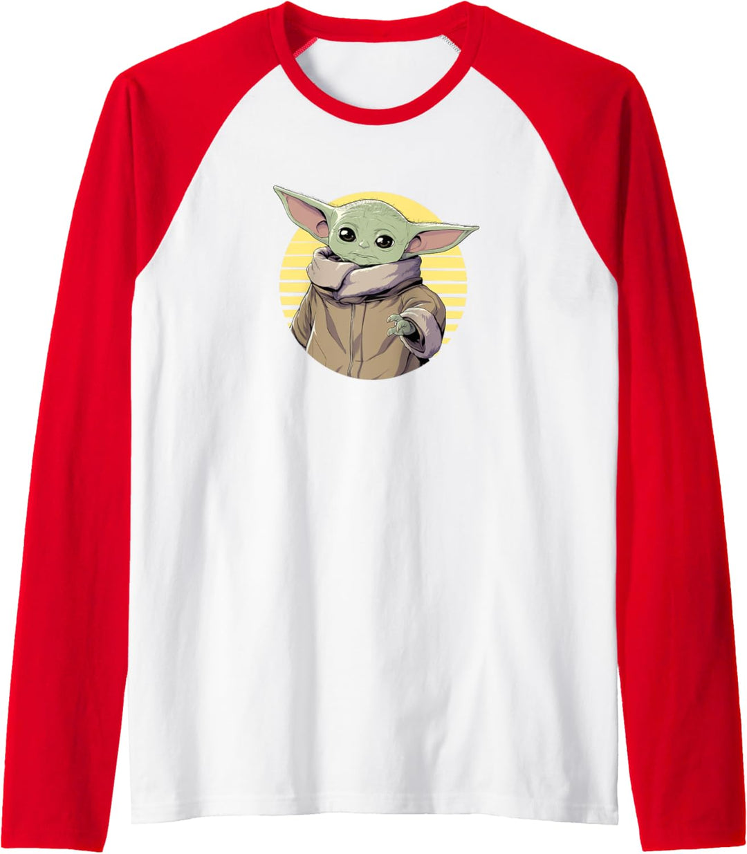 Star Wars The Child Sunset Circle Raglan