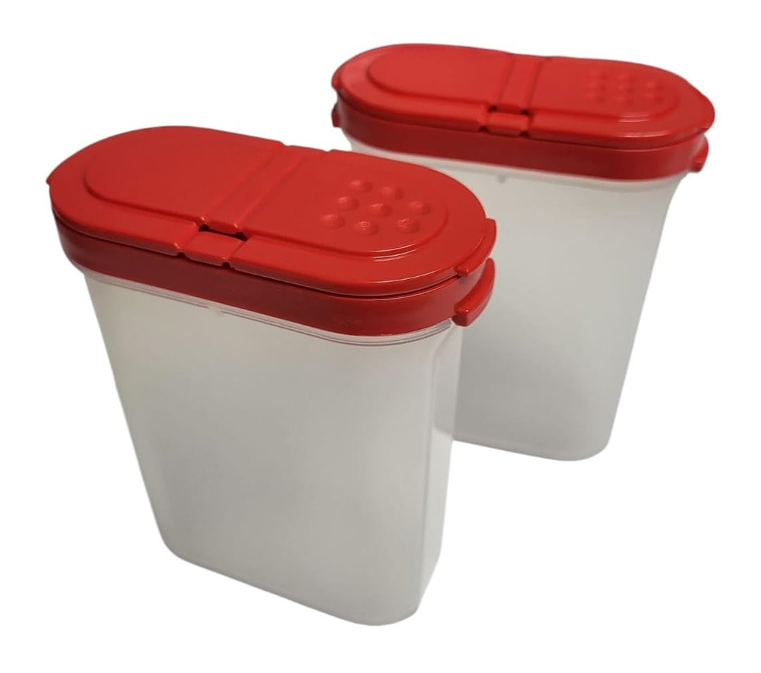 Tupperware Würzling Gewürz Riese Salz- und Pfefferstreuer ideal für Auto, Büro, Camping & Unterwegs