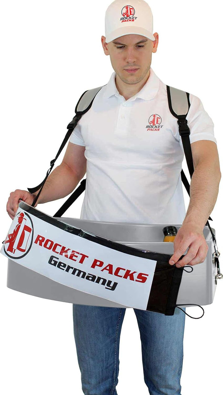 Vendor Bauchladen 28 Liter Verkaufs Bauchladen für Getränke Snacks Promotion Catering