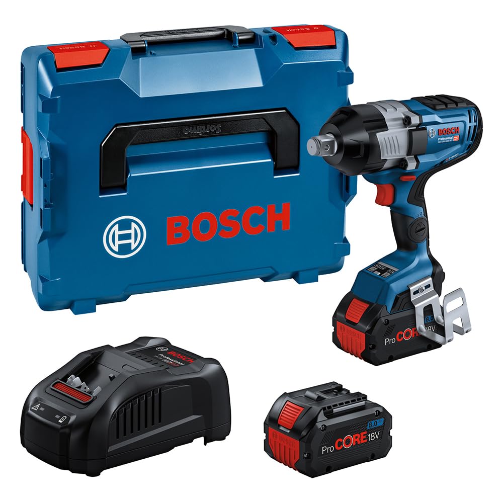 Bosch Professional 18V System BITURBO Akku Drehschlagschrauber GDS 18V-1600 HC (3/4" mit hoher Durch