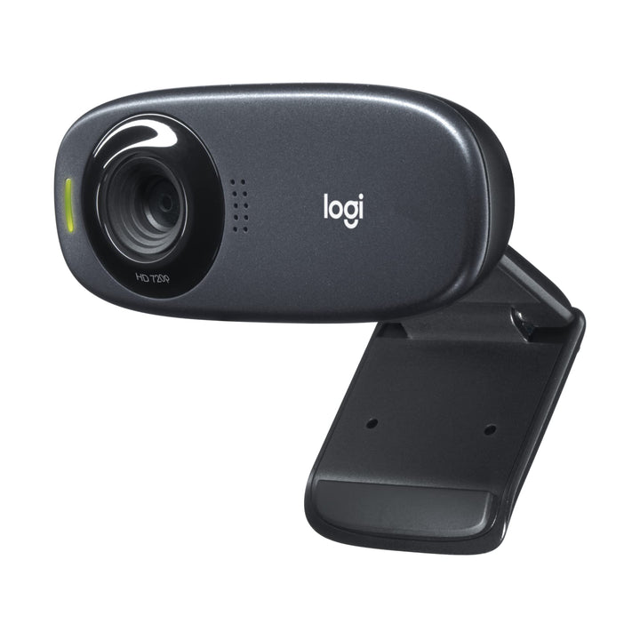 Logitech C310 Webcam, HD 720p, 60° Sichtfeld, Fester Fokus, Belichtungskorrektur, USB-Anschluss, Rau