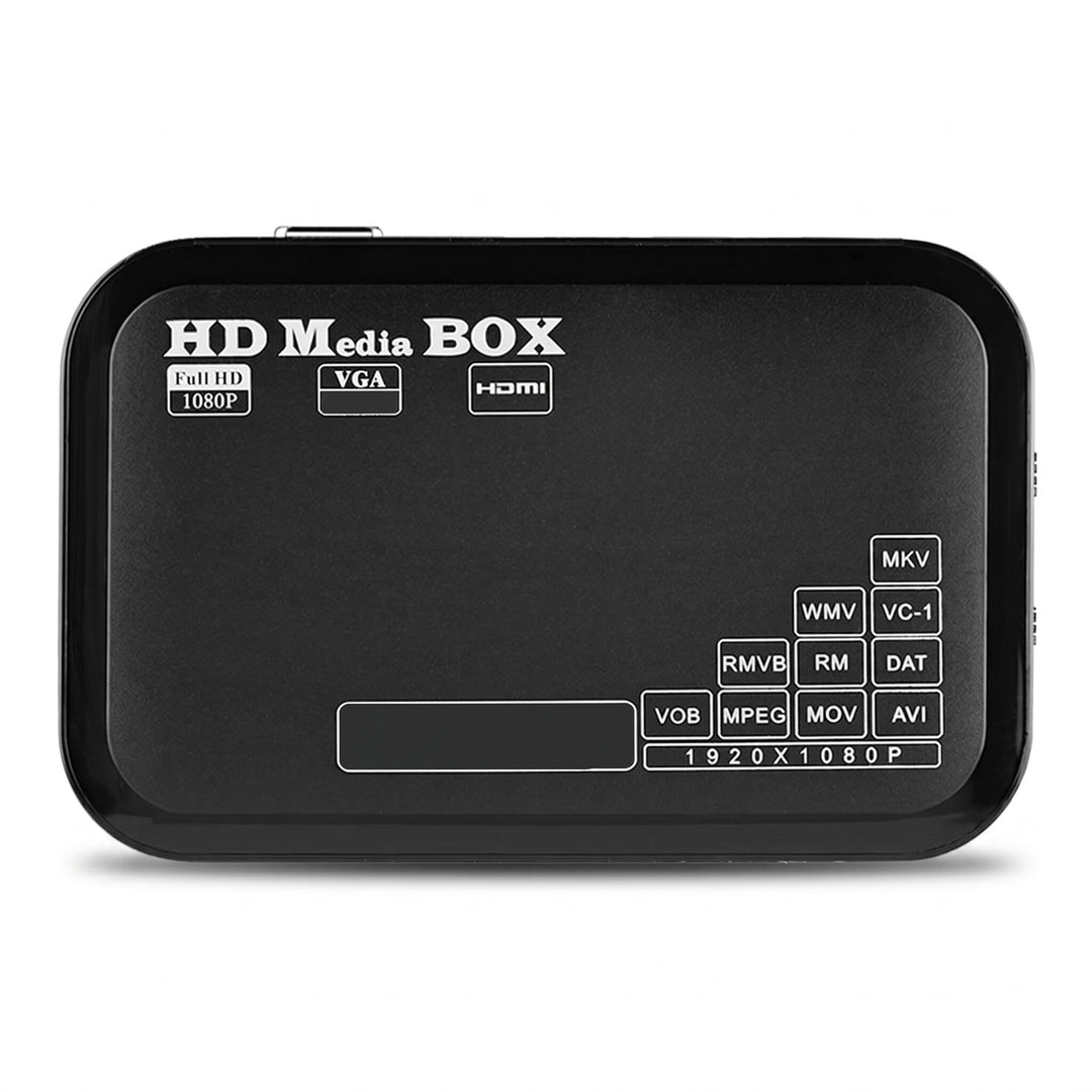 1080P Media Player-Box, Full HD Mini-Box Unterstützung für Video-Media-Player MKV, AVI, TS/TP, M2TS,