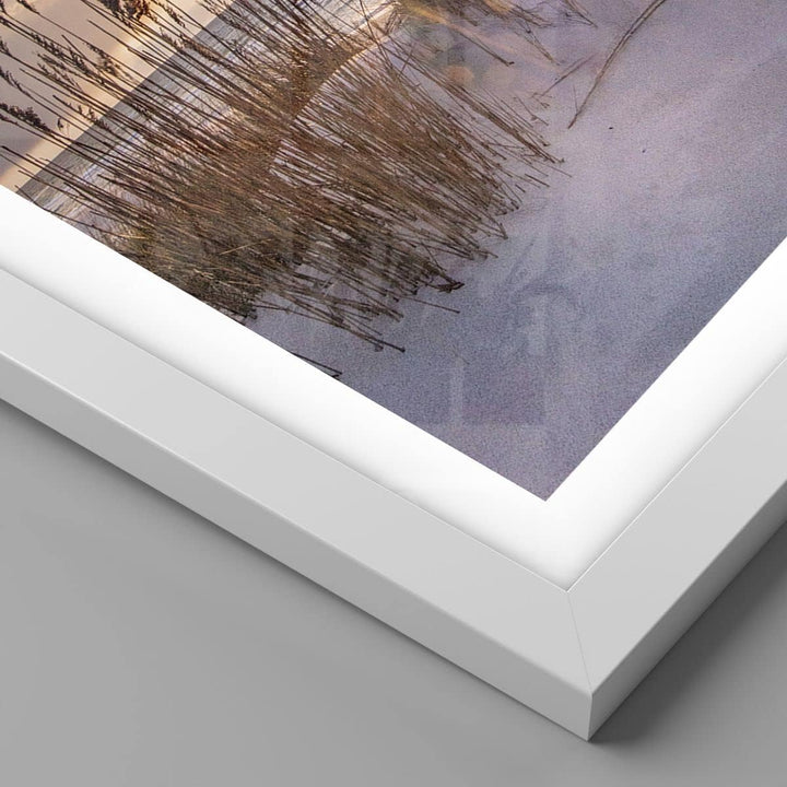 Wandposter Art Prints 50x70cm Poster Weissrahmen Westen auf der Strand Küche Wanddeko Bild Wand Kuns