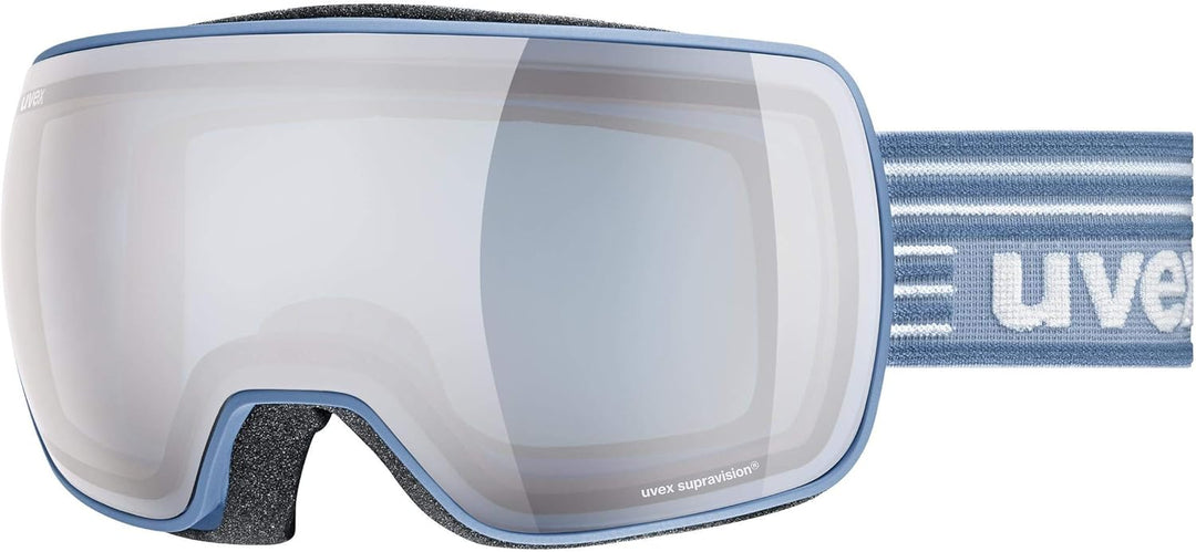 Uvex Unisex Compact Fm Skibrille (1er Pack) Einheitsgrösse lagune mat/silver-blue, Einheitsgrösse la