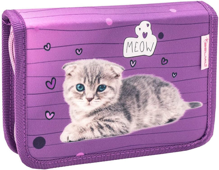 Belmil ergonomischer Schulranzen Set 4 -teilig für Mädchen 1, 2 Klasse Grundschule/Super Leicht 750-