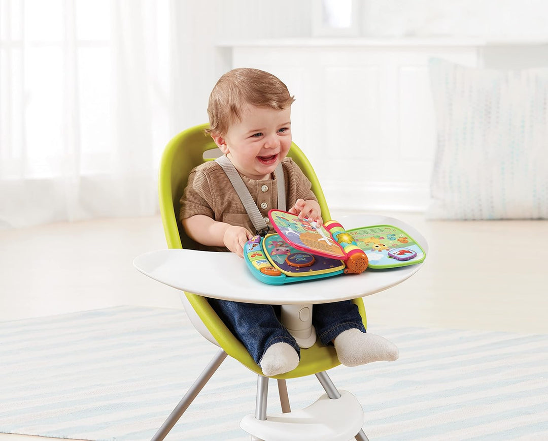 VTech Baby Mein erstes Liederbuch – Kunterbuntes Buch mit 6 Seiten und beweglichen Elementen zum Spi